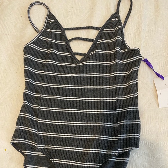 NWT Violet Moon Ribbed Bodysuit - Picture 1 of 6